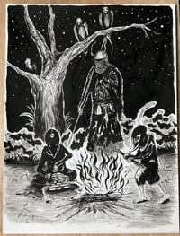 Original Drawing [Demon Fire Gathering]