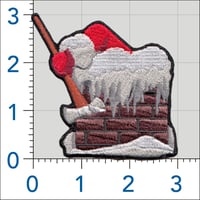 Image 2 of Evil Santa 3" x 3" Patch