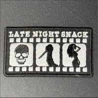 Image 1 of Late Night Snacks 3" x 1.75" Patch