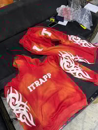 Image 3 of Mens red and white itrapp sweat suit