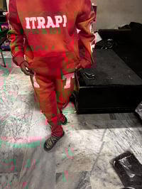 Image 5 of Mens red and white itrapp sweat suit