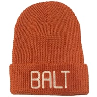BALT Chain Stitch Waffle Beanie Rust