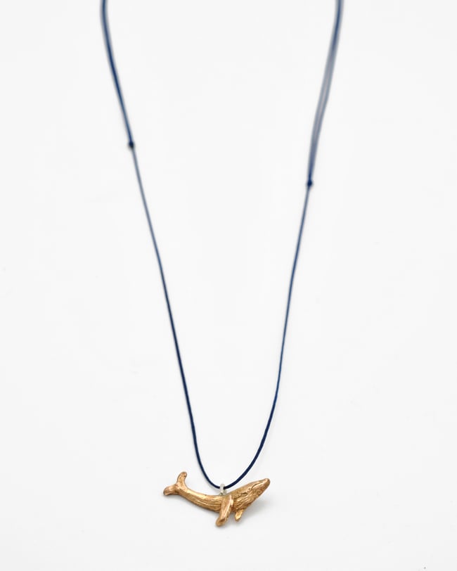 CIONDOLO IN BRONZO BALENA