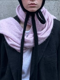 Image 1 of Merino Wool Bonnet in Black – Handmade in Berlin