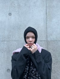 Image 2 of Merino Wool Bonnet in Black – Handmade in Berlin