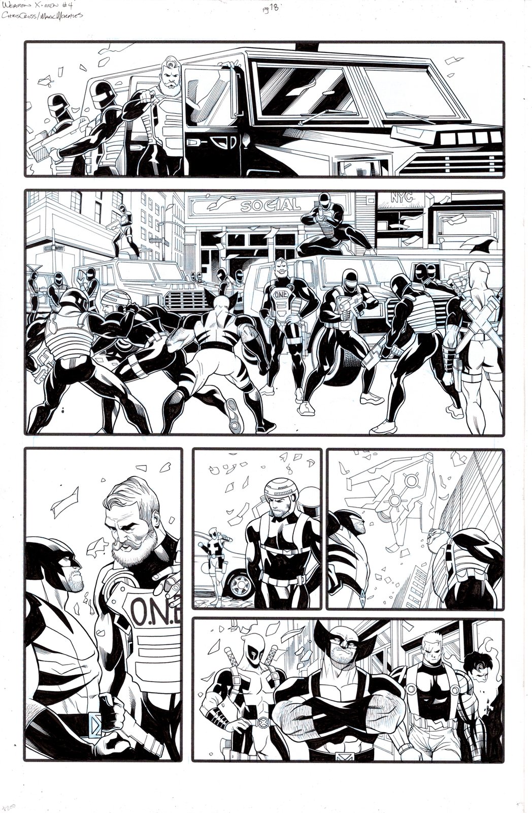 Image of Weapon X-Men #4 PG 18