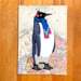 Image of Bundled Penguin / unframed original painting