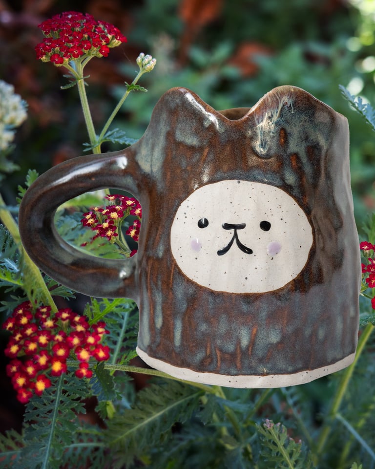 Ceramic Mug: Little Guys Big Head 