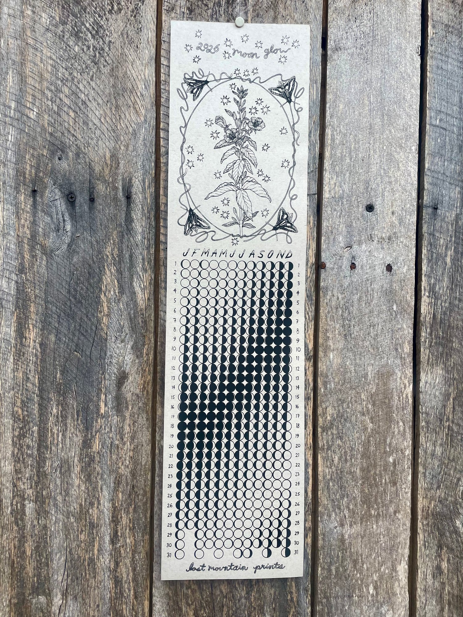 Image of 2026 lunar calendar 