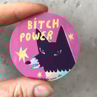 Image 1 of Bitch power sticker