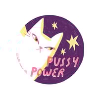 Image 2 of Pussy power sticker