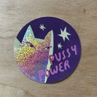 Image 3 of Pussy power sticker