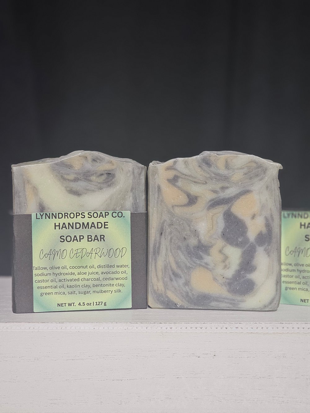 Image of Camo Cedarwood Handmade soap bar