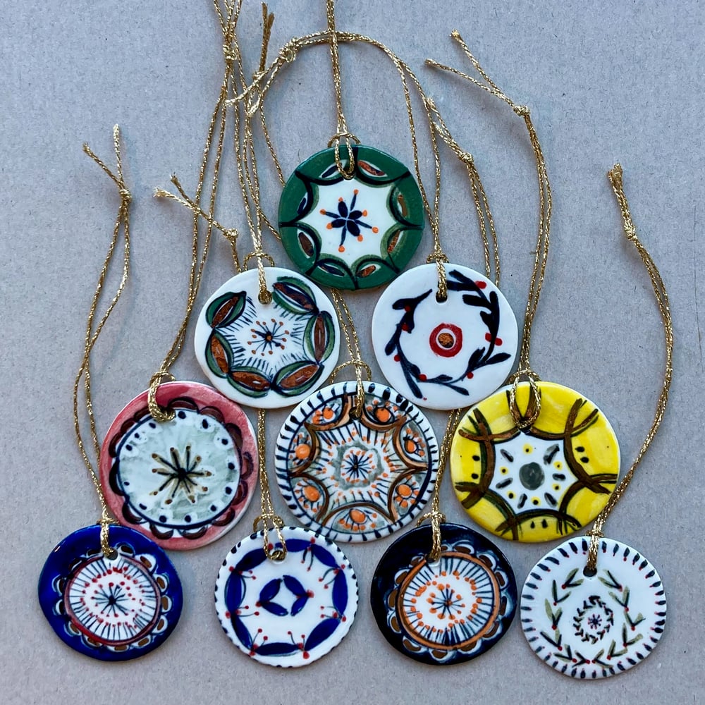 Image of Christmas tree decorations