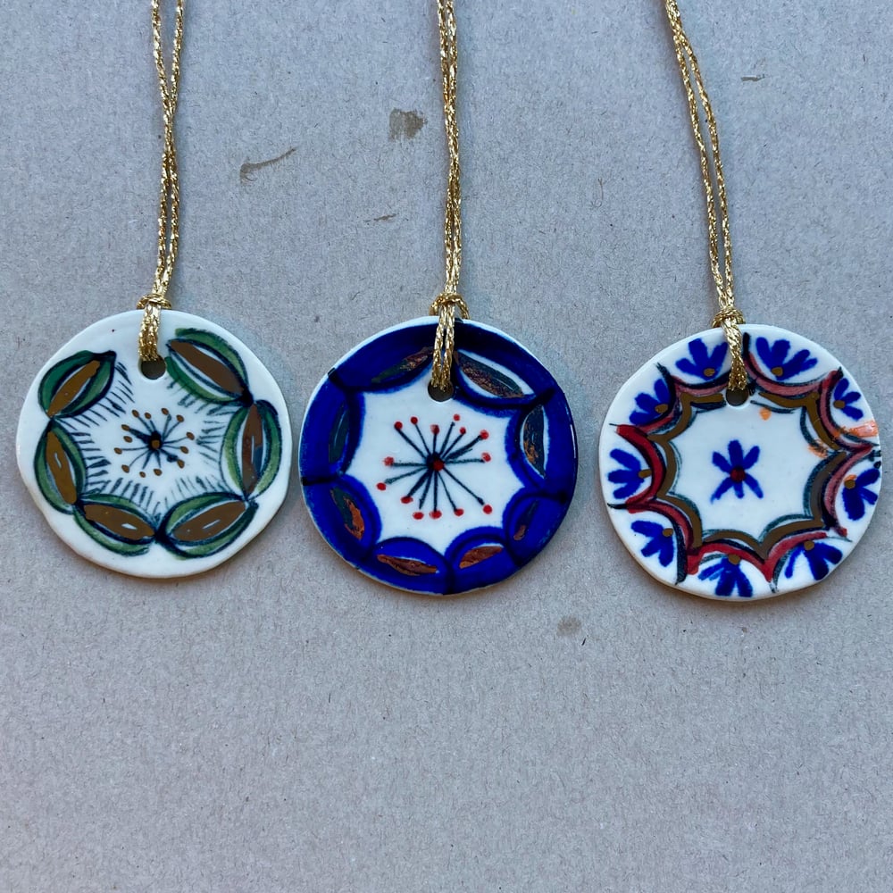 Image of Christmas tree decorations