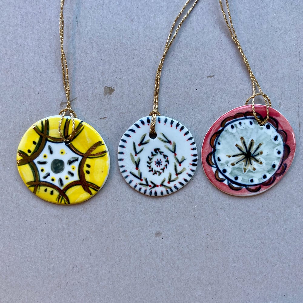 Image of Christmas tree decorations