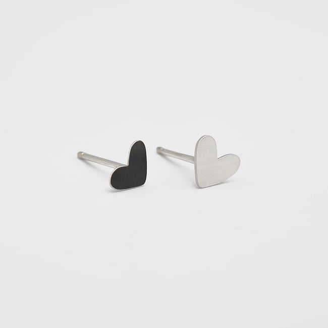 Orecchini A Cuore In Argento 925 Con Battito Inciso, Chiusura A Farfalla, Gioiello Donna Romantico
