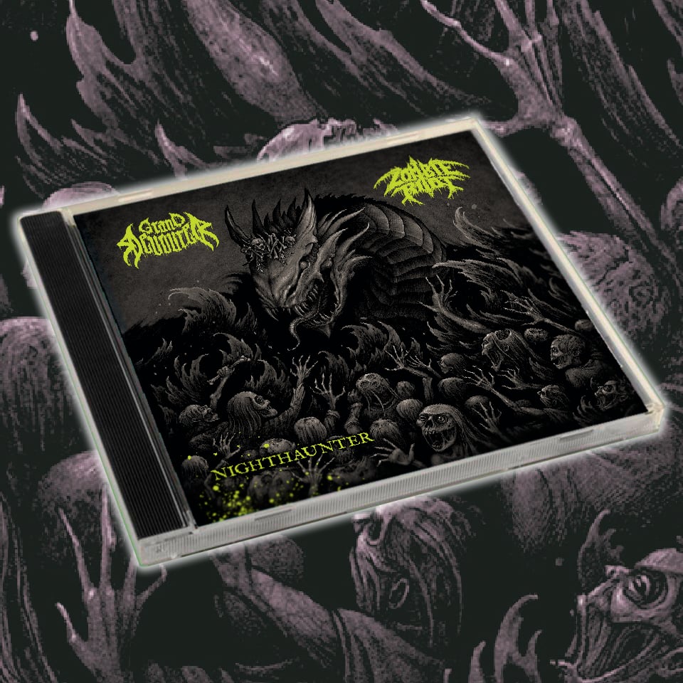 Image of NBR023 Grand Devourer / Zombie Riot Split CD  Preorder