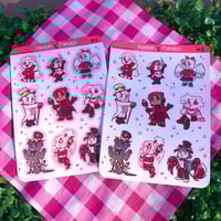Image 2 of Hazbin Pandas Sticker Sheet