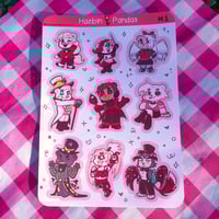 Image 3 of Hazbin Pandas Sticker Sheet