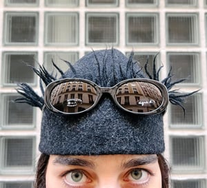 Agnes B. Vintage Black Sunglasses 1998 - OS