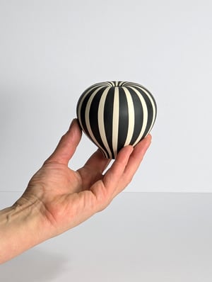 Image of Mini Black and White Humbug Vessel