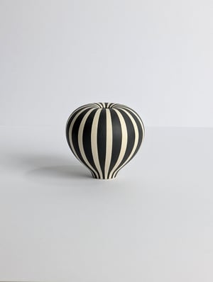 Image of Mini Black and White Humbug Vessel