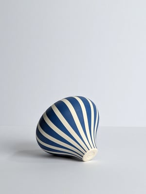 Image of Midi Blue & White Humbug Vase