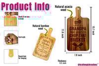 Image 6 of Kustom Engraved Cutting Board – Bamboo or Acacia