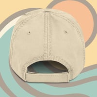 Image 4 of Embroidered Low-profile Distressed Cap