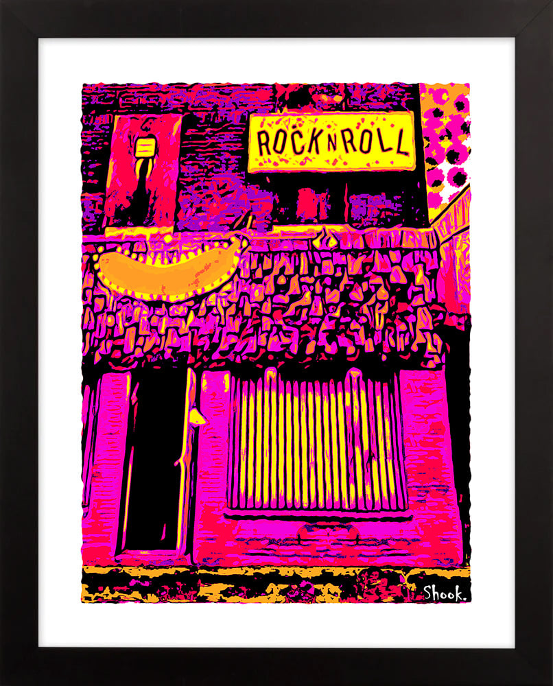 Electric Banana Pittsburgh Art Print (Multi-size options)