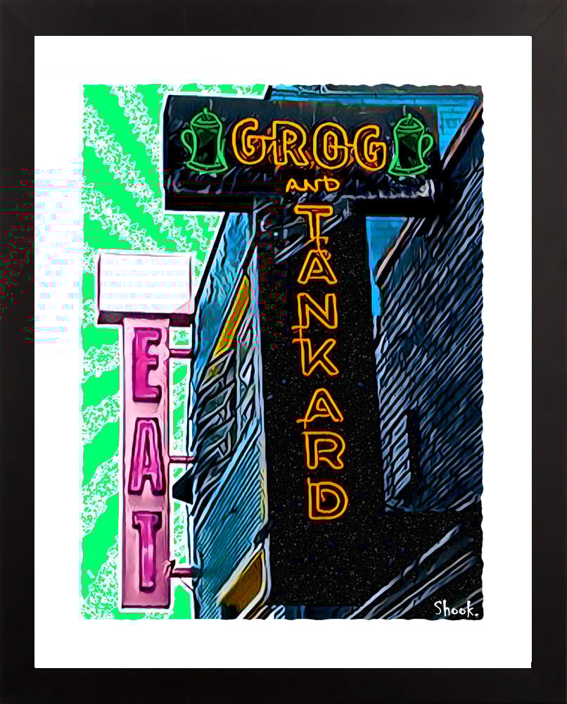 Grog & Tankard DC Art Print (Multi-size options)