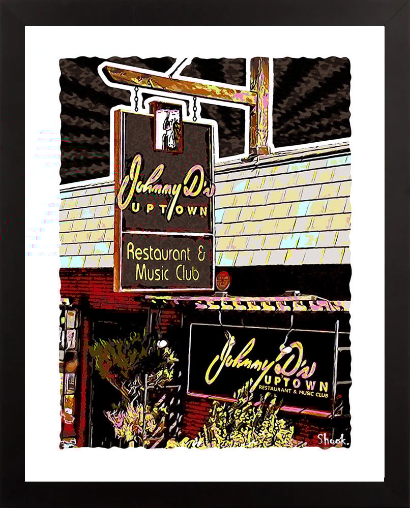 Johnny D's Somerville, MA Art Print (Multi-size options)