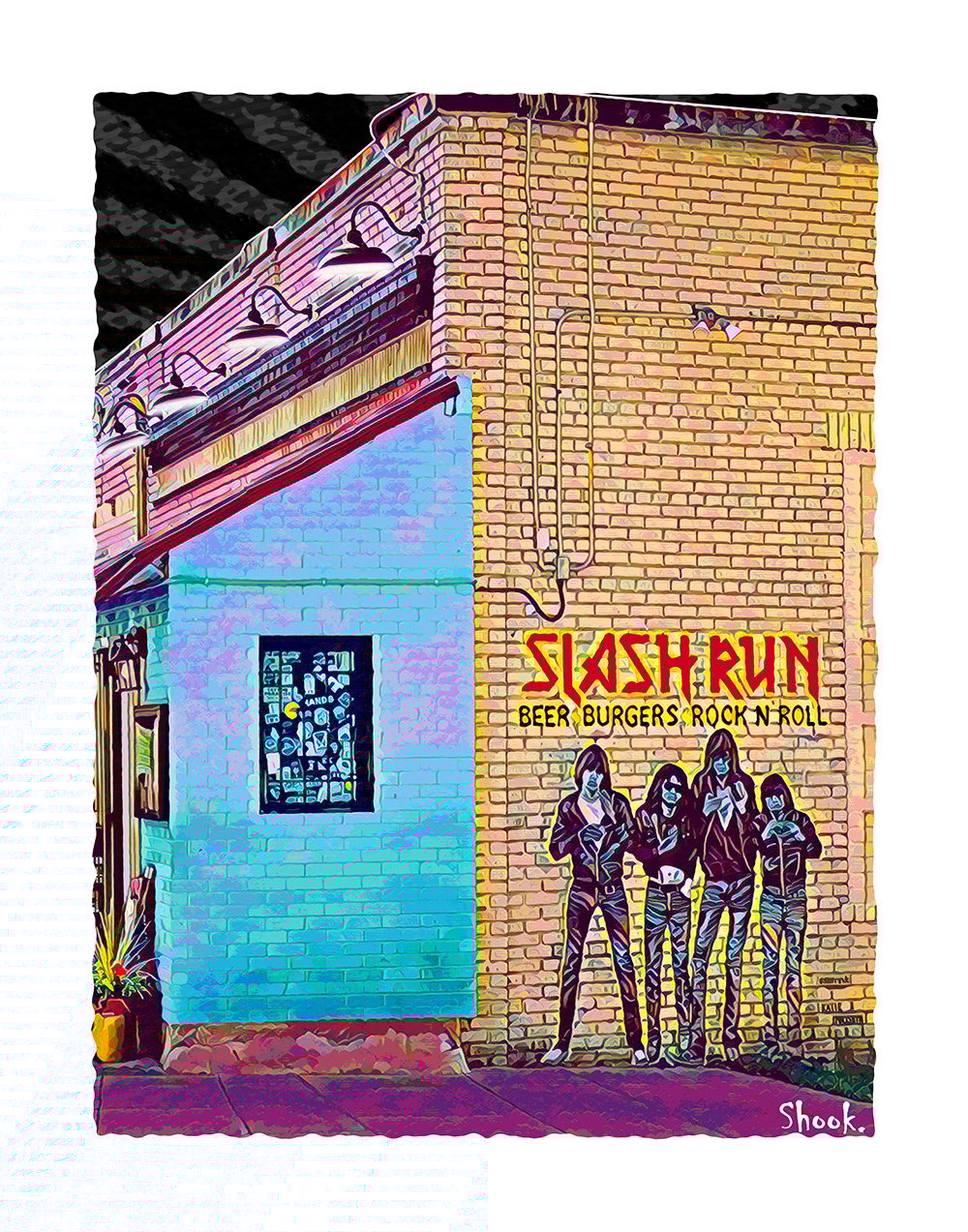 Slash Run DC Art Print (Multi-size options)