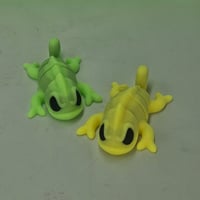Image 1 of Grumpy chameleons - green/yellow
