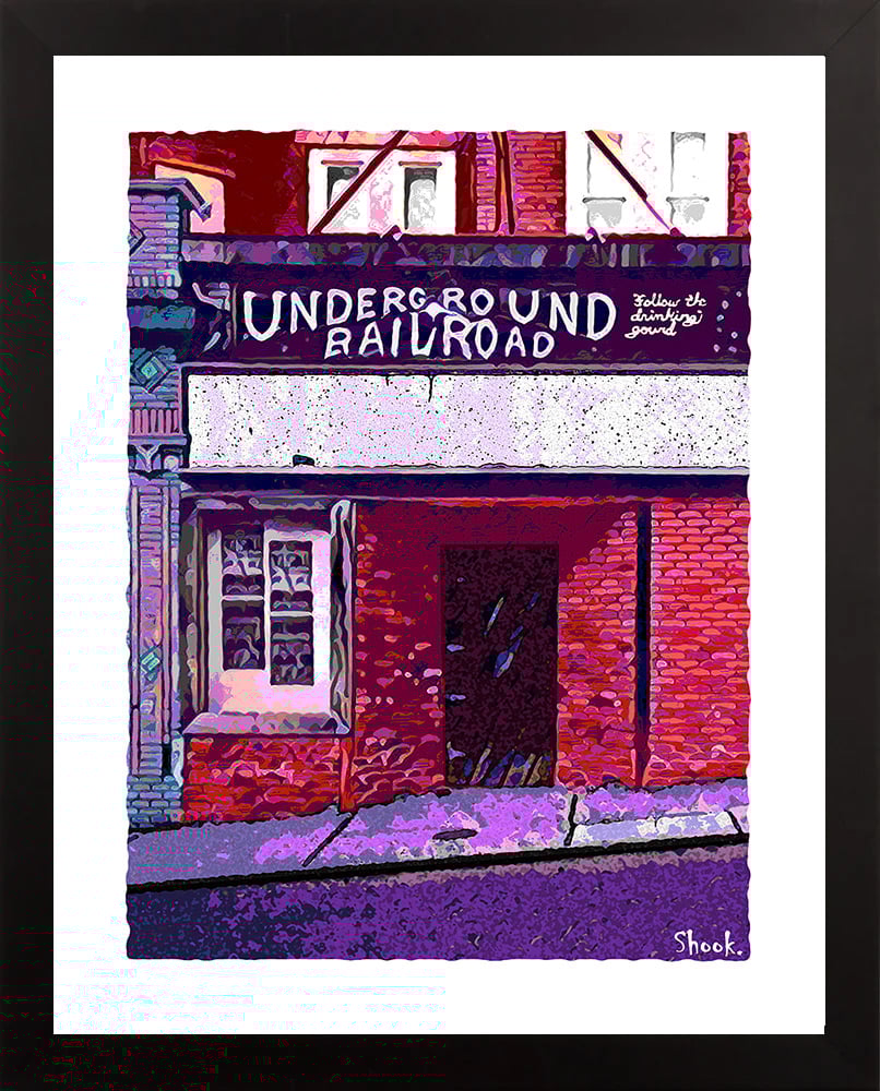 Underground Railroad Morgantown, WV Art Print (Multi-size options)