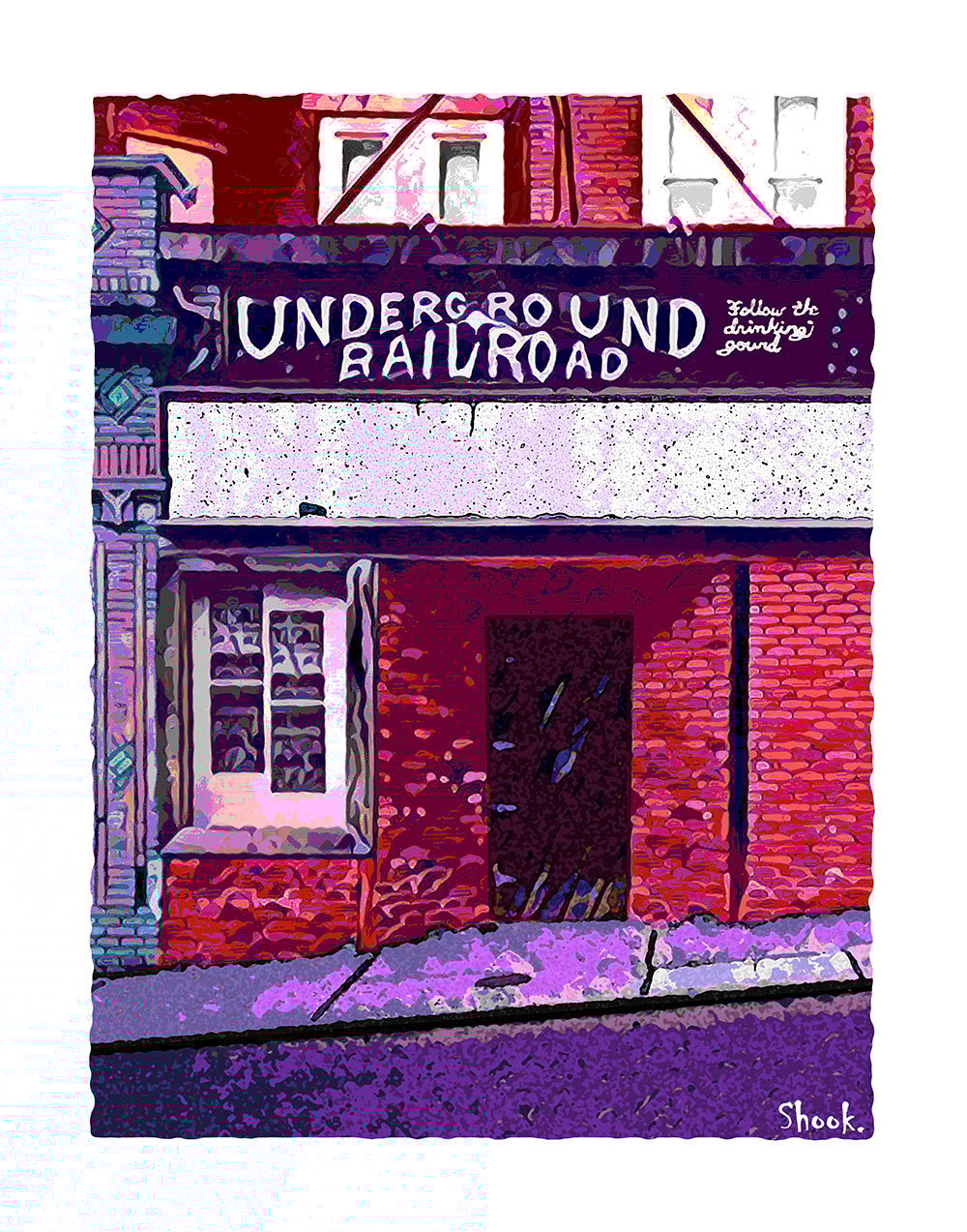 Underground Railroad Morgantown, WV Art Print (Multi-size options)