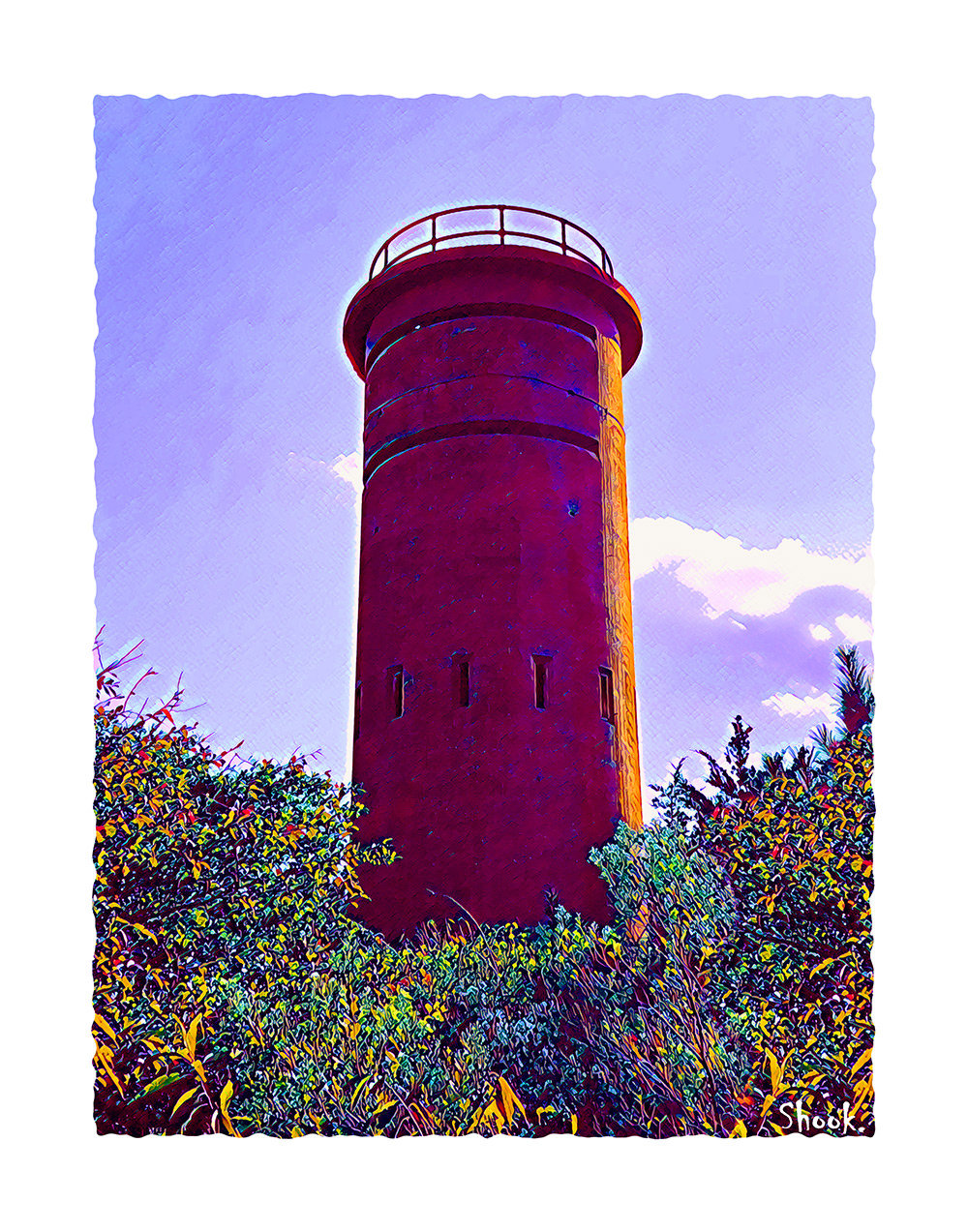Lookout Tower, Dewey Beach, DE Art Print (Multi-size options)