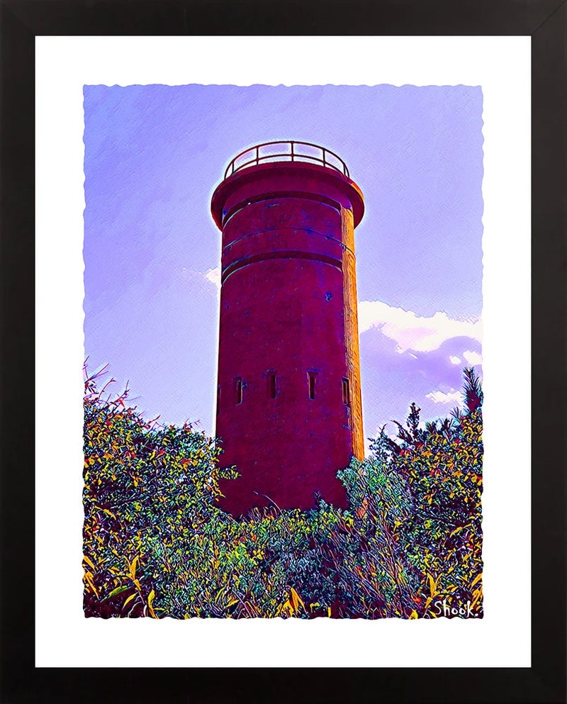 Lookout Tower, Dewey Beach, DE Art Print (Multi-size options)