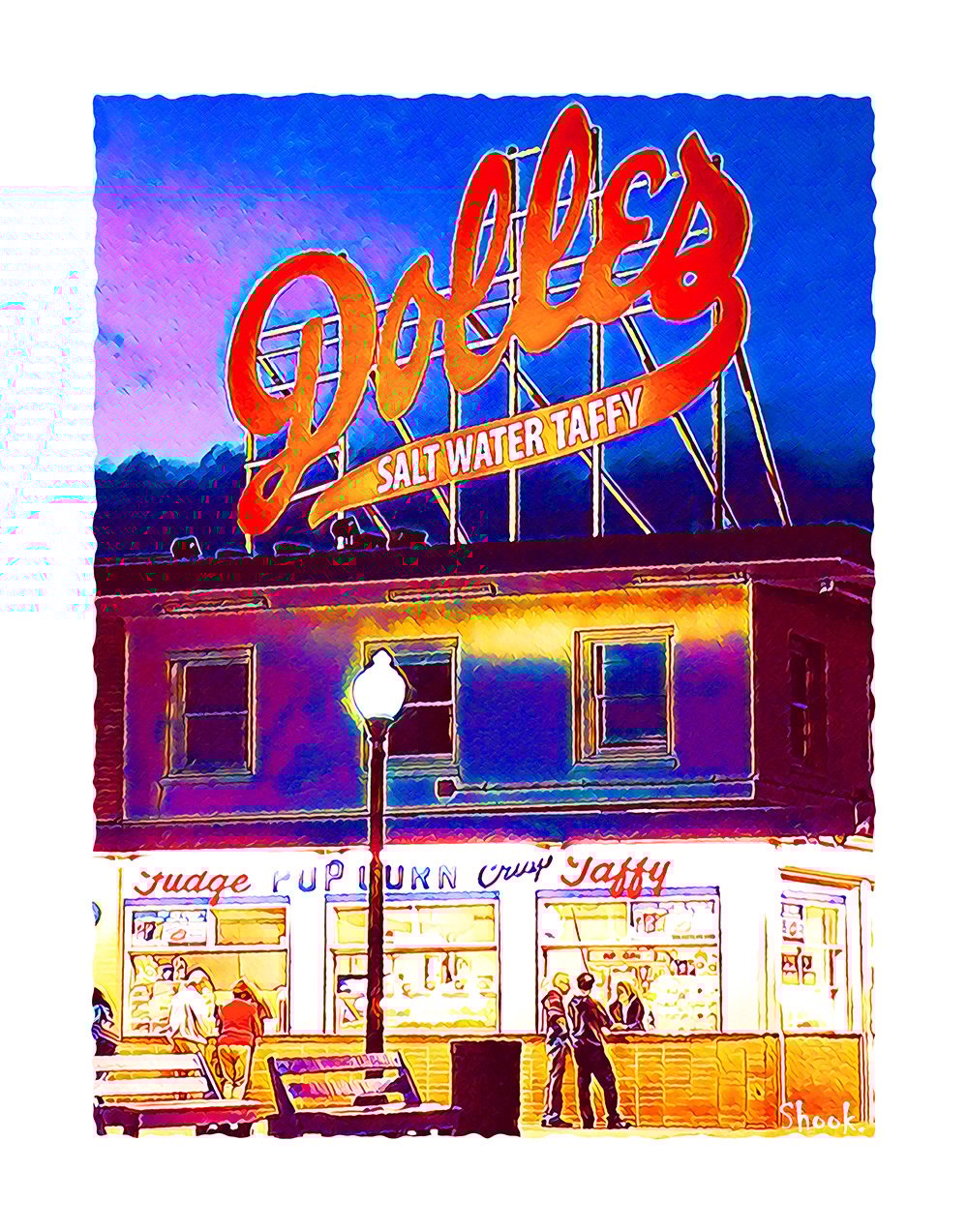 Dolles Rehoboth Beach, DE Art Print (Multi-size options)