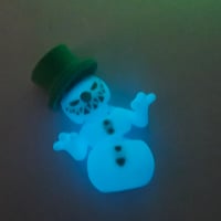 Image 3 of  Scary Snowman - green/blue