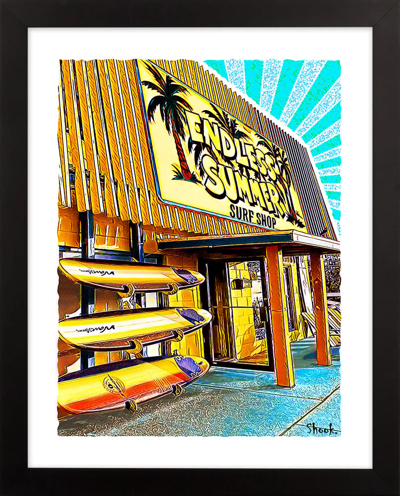 Endless Summer Surf Shop Ocean City, MD Art Print (Multi-size options)