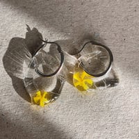 Flower Glass Earrings
