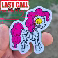 Image 1 of Pony Calavera Vinyl Sticker