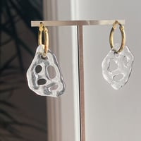 Gitter Glass Earrings
