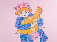 Image 3 of Fille à la poule 🐔