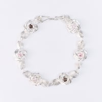 Image 4 of Grosgrain Rosette Necklace & Bracelet Set