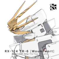 Image 1 of 1/100 TR-6 [Woundwort] w/ Psycho Blade Fixed Pose Model Kit (Pre-Order Item)