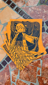 Adachi Rei Screenprint