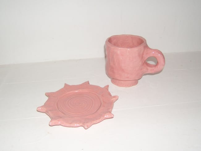 Pink Diner Mug Set